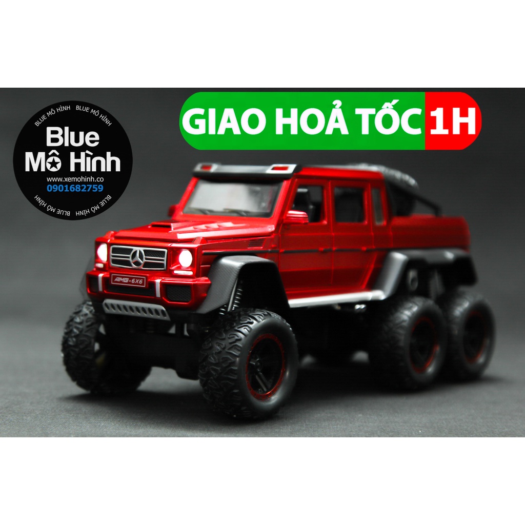 Xe mô hình Mercedes G63 AMG bán tải Pickup Offroad 1:24