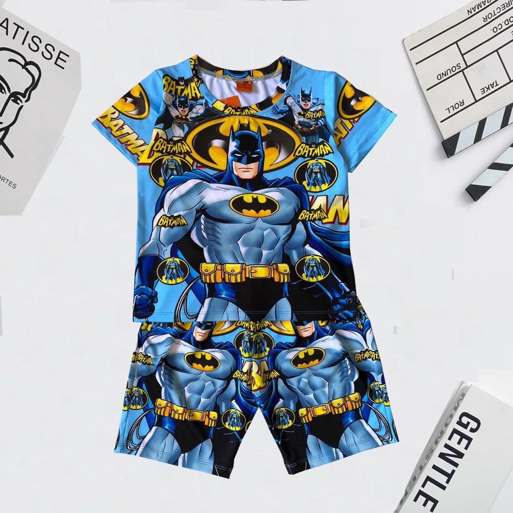 Bộ bé trai đi học thun lạnh 3D in siêu nhân- hàng cao cấp Kenkids- Trang 25 Kids - BT12