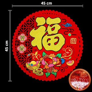 Decal trang trí tết