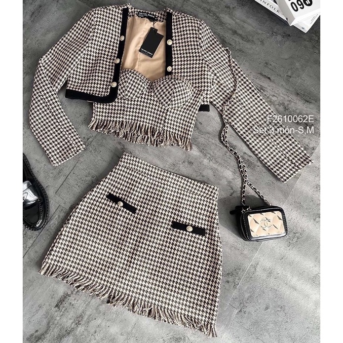 Set bộ thể thao áo kéo khóa phối quần short