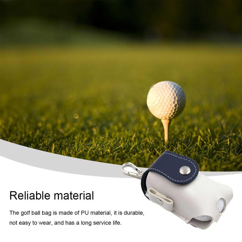 Túi Đựng Bóng Golf Bằng Da PU Nhỏ Gọn Tiện Dụng