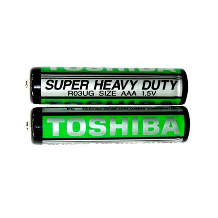 Pin đũa AAA than Toshiba - lắp pin điều khiển, đồ chơi