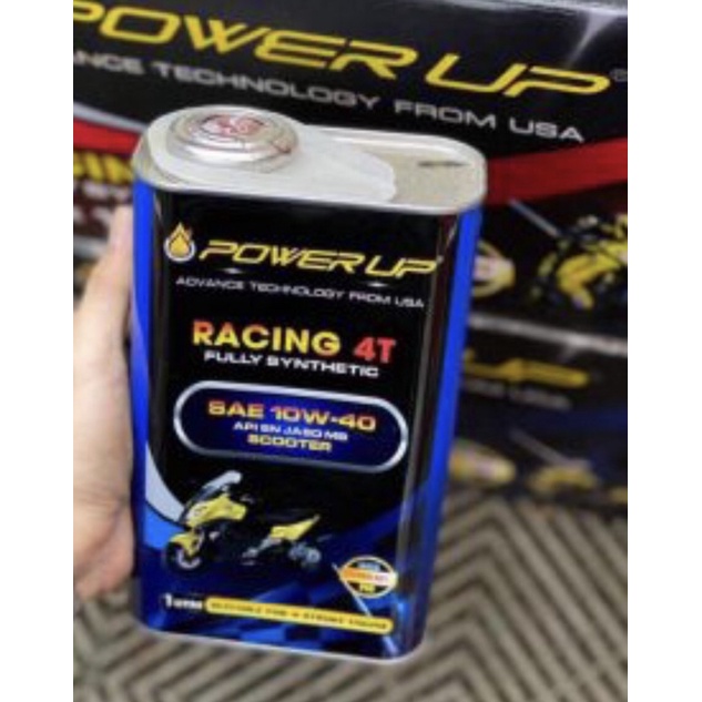 NHỚT POWER UP RACING 4T 10W40 HÀNG CHÍNH HÃNG NHẬP KHẨU SCOOTER