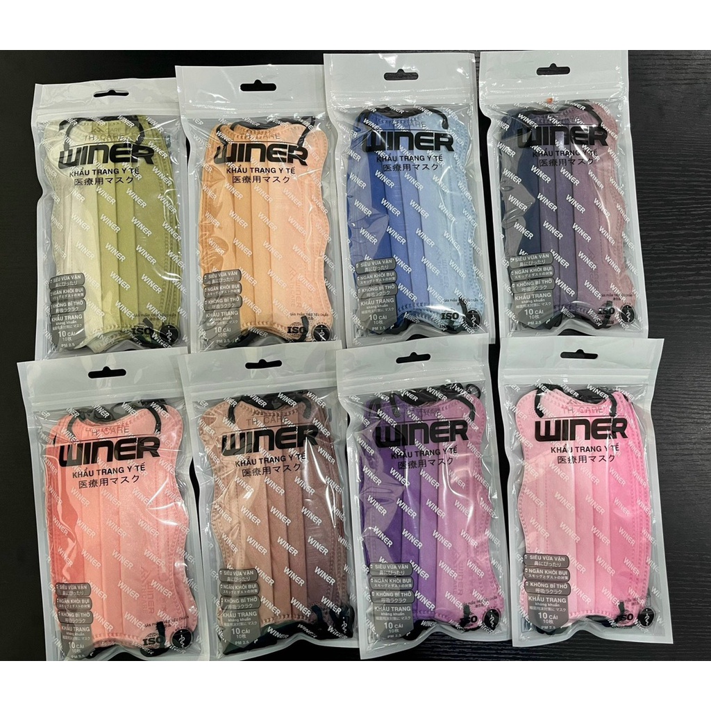 KHẨU TRANG WINER CUA OMBRE NHIỀU MÀU