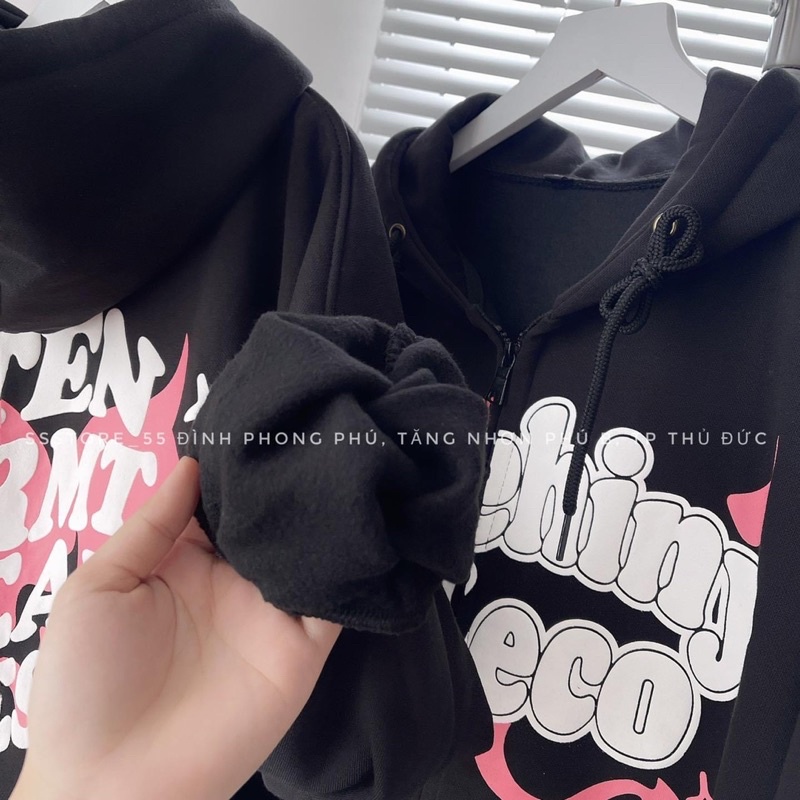 Áo khoác nỉ LECO FRA mũ 2 lớp TTA866