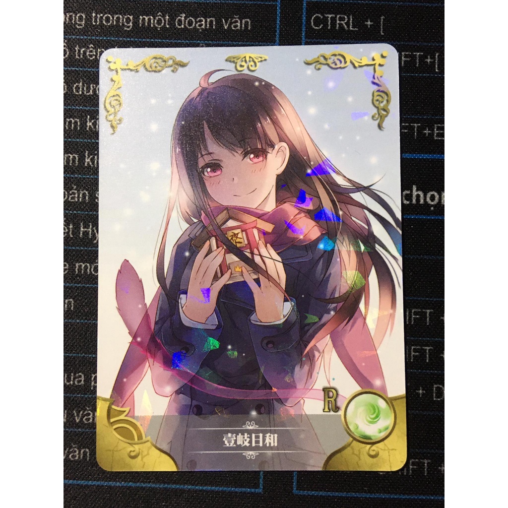 (Rain15) Thẻ bo góc nhân vật Hiyori Iki