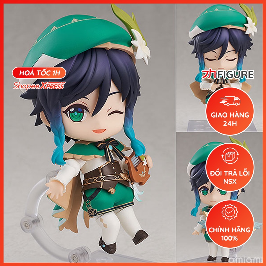 Mô Hình Chính Hãng Anime Genshin Impact, Nendoroid 1795 Venti, Good Smile Company, Nhật Bản
