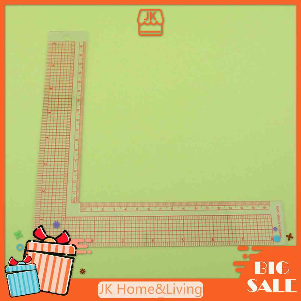 Thước Nhựa Hình Chữ L Chuyên Dụng Khi May Vá