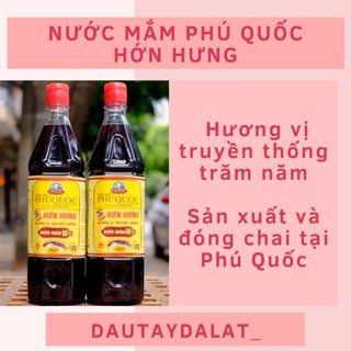 Nước Mắm Phú Quốc Cá Cơm Hớn Hưng 23 độ đạm 28 độ đạm 1000ml 1 lít Nước Chấm Nước Sốt Gia Vị