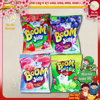 Kẹo dẻo xoài muối ớt, kẹo dẻo vị đào, vị nho, vị dâu, kẹo dẻo jelly, kẹo dẻo boom jelly 23.5g