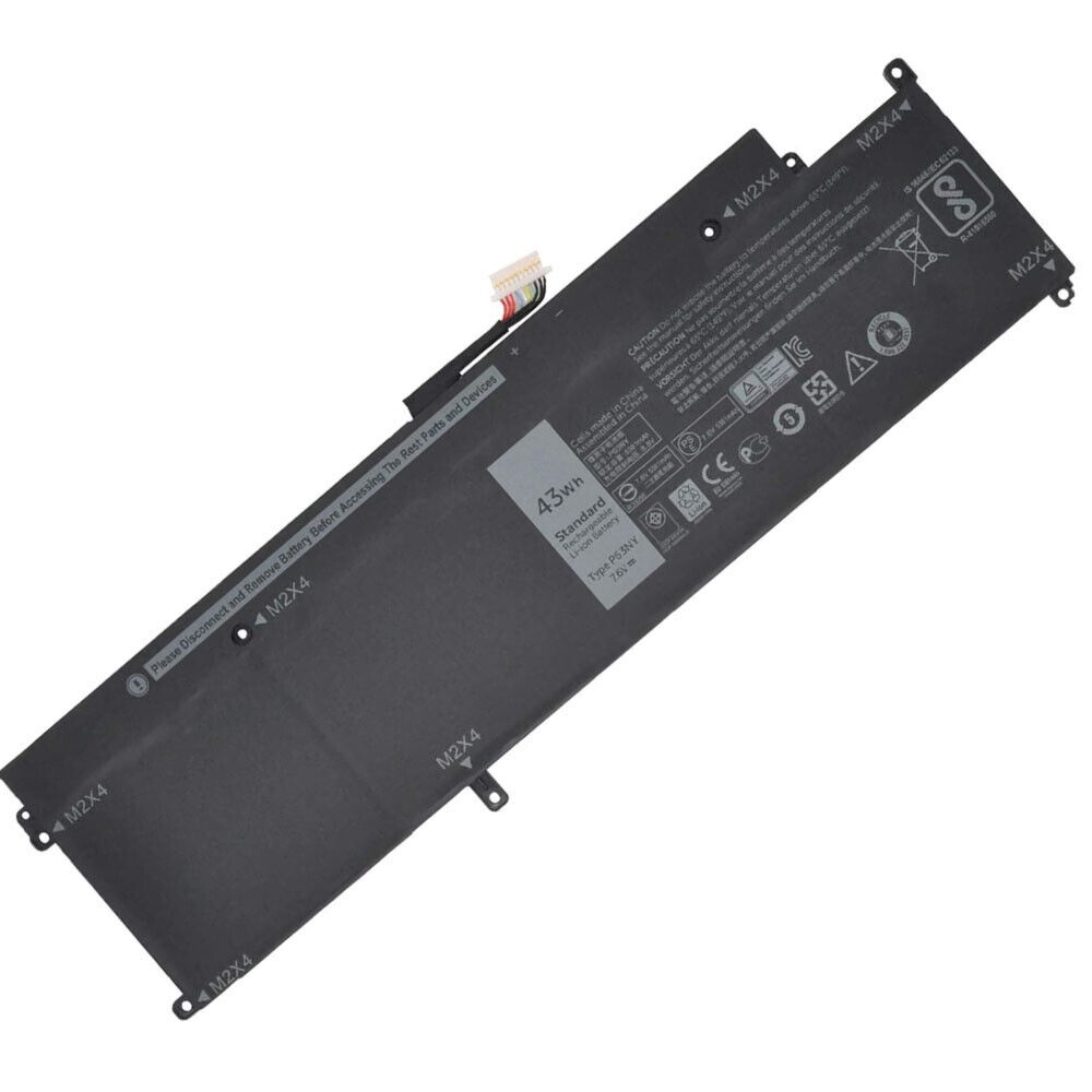⚡ Pin Laptop DELL P63NY 7370 N3KPR 43Wh Zin