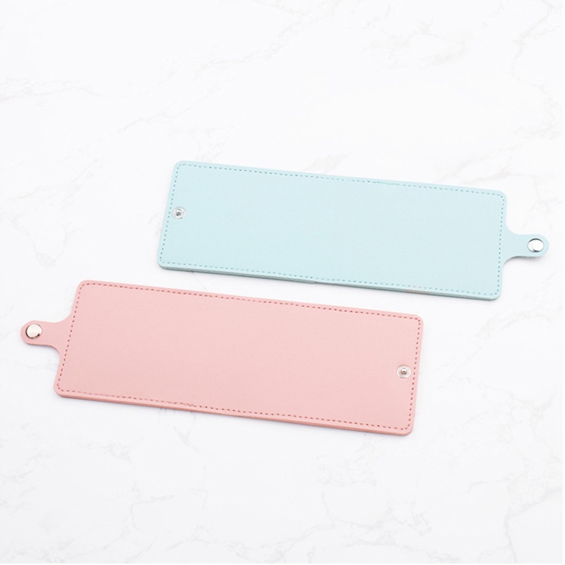 Ví Đựng Bằng Lái Xe 2 / 4 / 6 Danh Siêu Mỏng Màu Trơn Có Khóa Cài