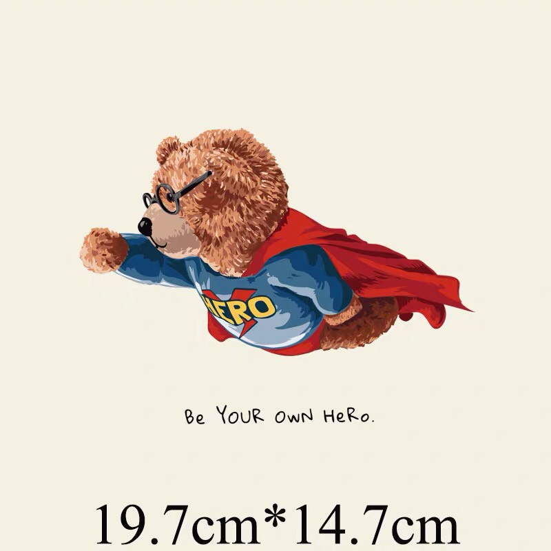 Hình ủi , hình ép nhiệt - Mẫu Gấu nhiều loại