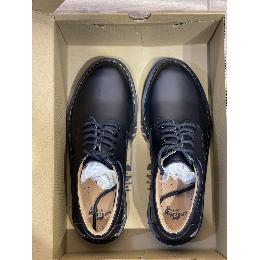 Giày da Dr.martens 8053 black da smooth 2022 bảo hành 24 tháng da bò thật