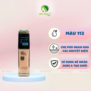 Kem nền Maybelline Fit Me Matte + Poreless tone 112