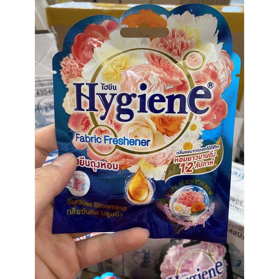 Túi Thơm Để Tủ Quần Áo Hygiene Thái Lan Hương Hoa Đậm Đặc  Treo Xe Treo Tủ Quần Áo Nhà Vệ Sinh Thơm Lâu