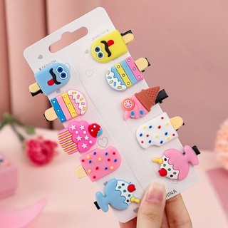 Sét 10 kẹp tóc cho bé siêu đáng yêu