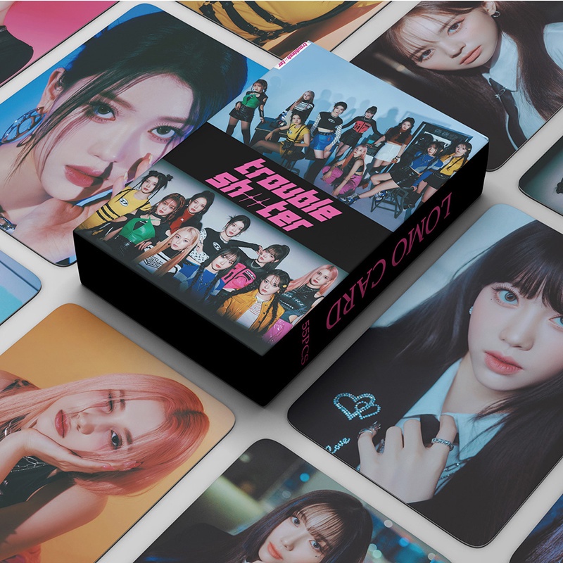 Kep1er Hộp 55 Ảnh LOMO Card Nhóm Nhạc Hàn Quốc Thẻ