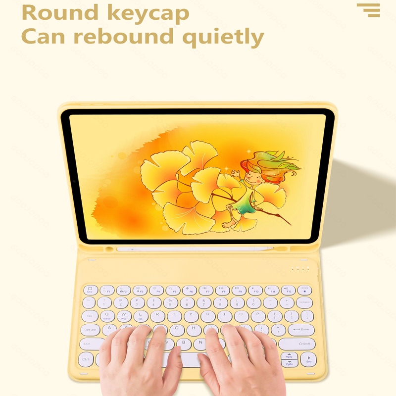 Ốp Máy Tính Bảng Nam Châm Kèm Bàn Phím Không Dây Cho Samsung Galaxy Tab A8 10.5 2022 SM-X200 SM-X205 Galaxy Tab A8