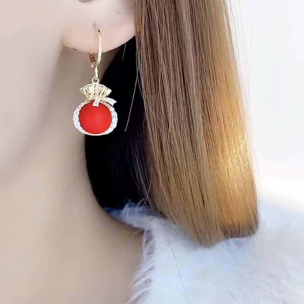 Bông Tai Dáng Dài Phong Cách Trung Hoa Mừng Năm Mới|Bông Tai Ngọc Trai Thời Trang Nữ Tính