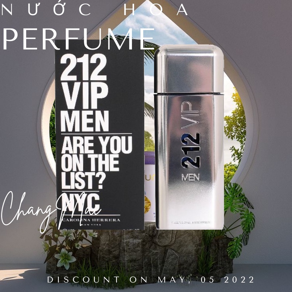 Nước hoa dùng thử 212 VIP Black Carolina Herrera For Men EDP 5ml/10ml/20m