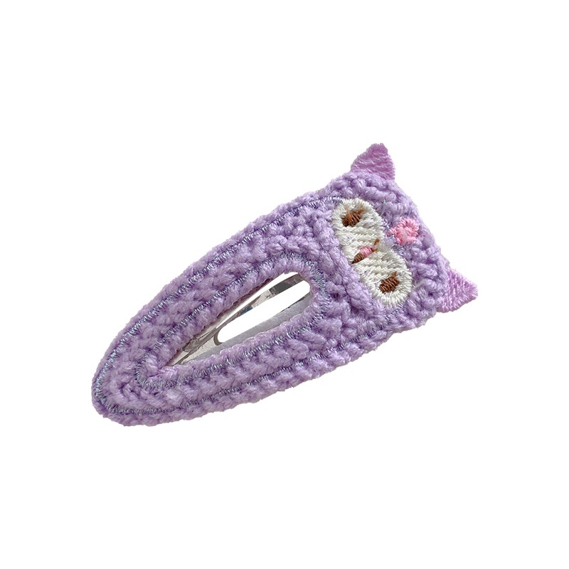 Set 1111 Kẹp Tóc Bằng Len Cừu sanrio hellokitty mymelody kuromi Cinnamoroll purin Ngọt Ngào Xinh Đẹp