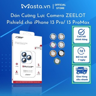 Miếng dán cường lực bảo vệ camera zeelot pishield dành cho iphone 13 pro/ 13 promax