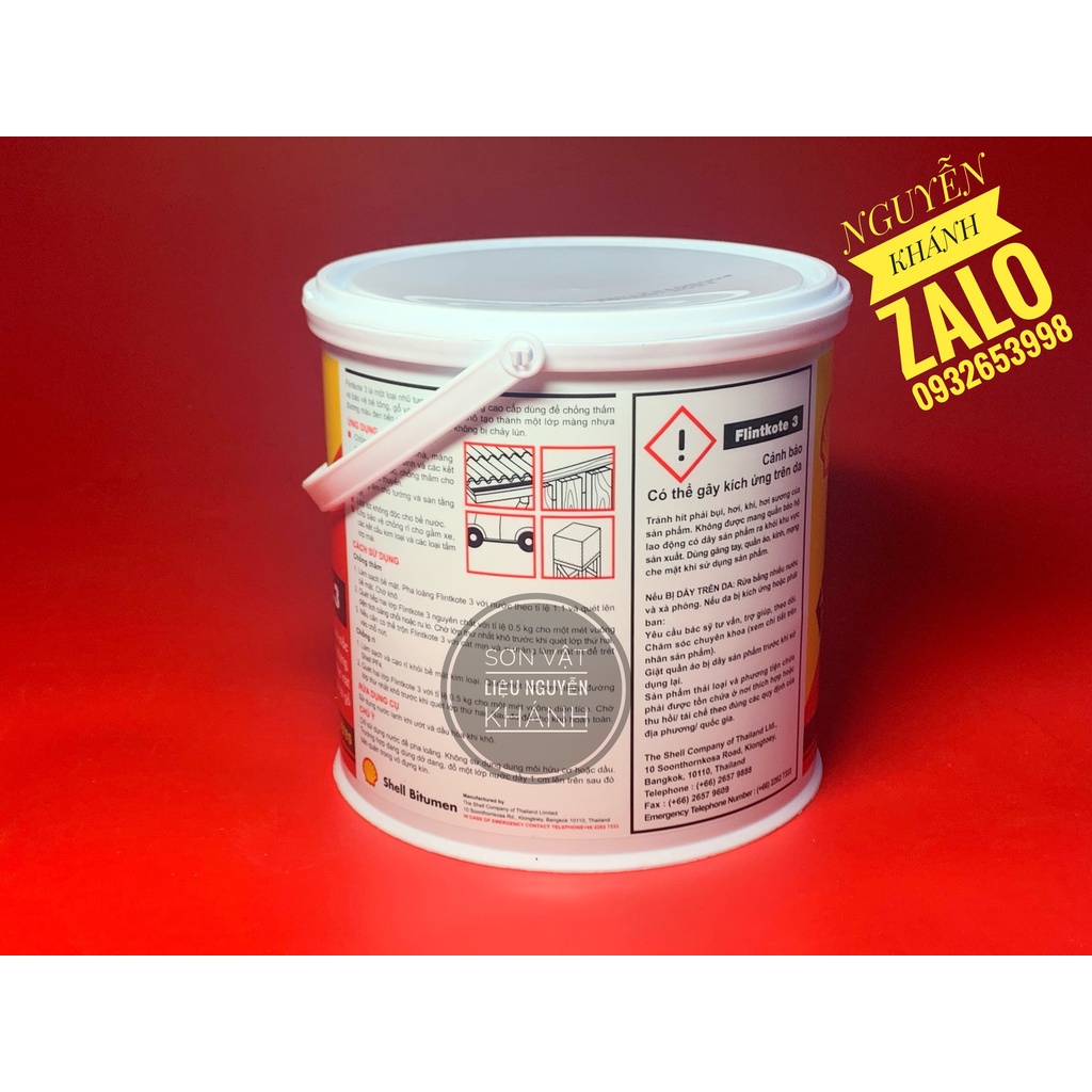 Sơn chống thấm Bitum Flintkote No.3 - Lon 3,5 lít