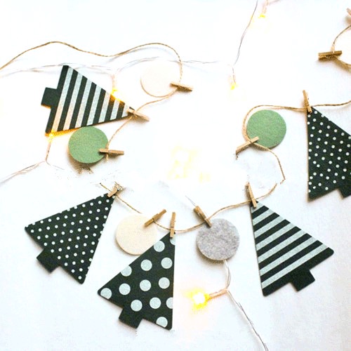 Dây Cờ Treo Tường Trang Trí Giáng Sinh 3m