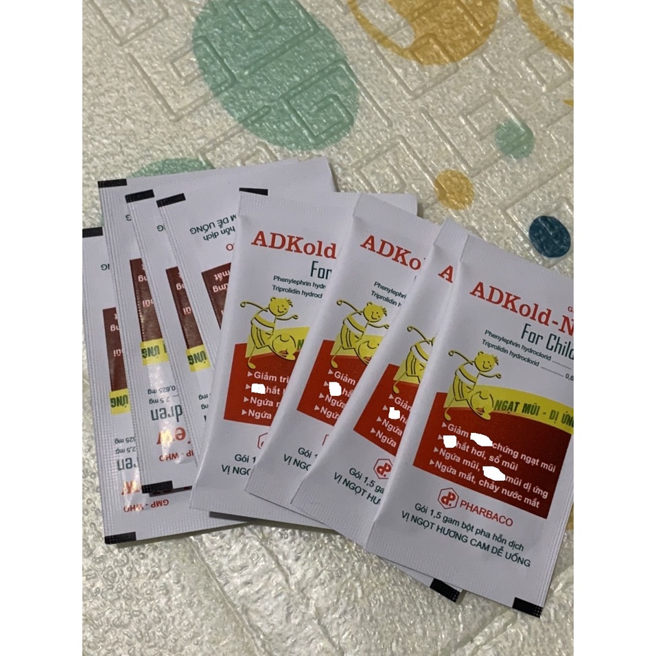 Adkold-new Hắt hơi, sổ mũi. Chảy nước mũi, nước mắt và nghẹt mũi Cảm lạnh. Ngứa mũi ĐẠT CHUẨN GPP