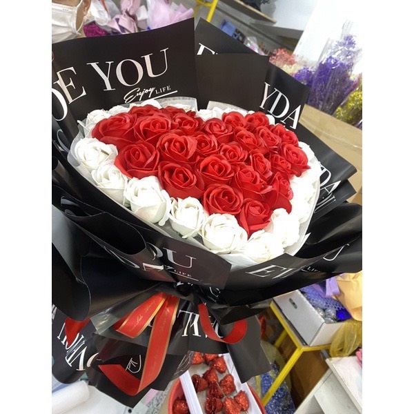 Giấy Gói Hoa, Gói Quà Có In Chữ Everyday I Love You