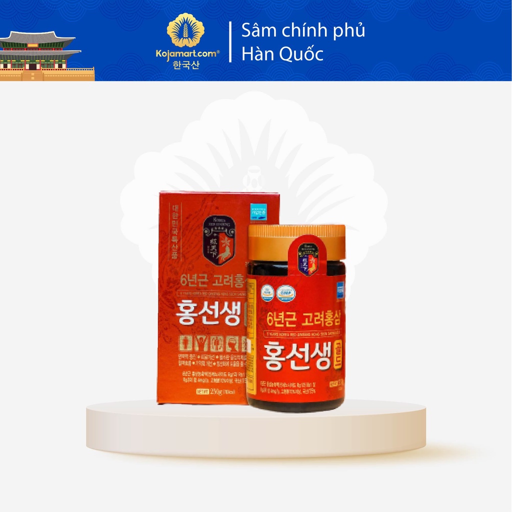 Cao Hồng Sâm Korean Red Ginseng Cô Đặc Hong Seon Saeng Gold 1 Hũ 250G