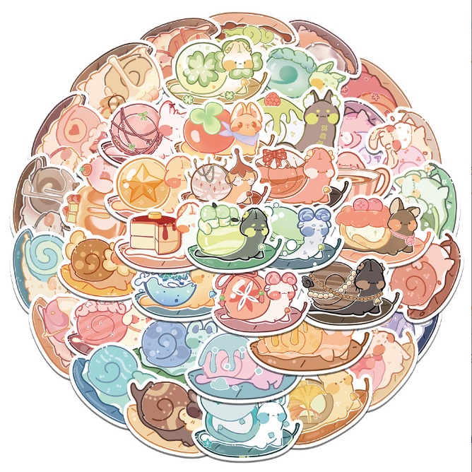 Sticker Chibi Ốc Sên dễ thương