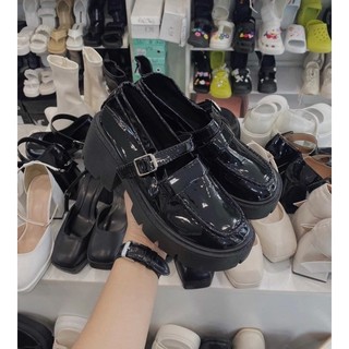 Giày loafer da bóng 145