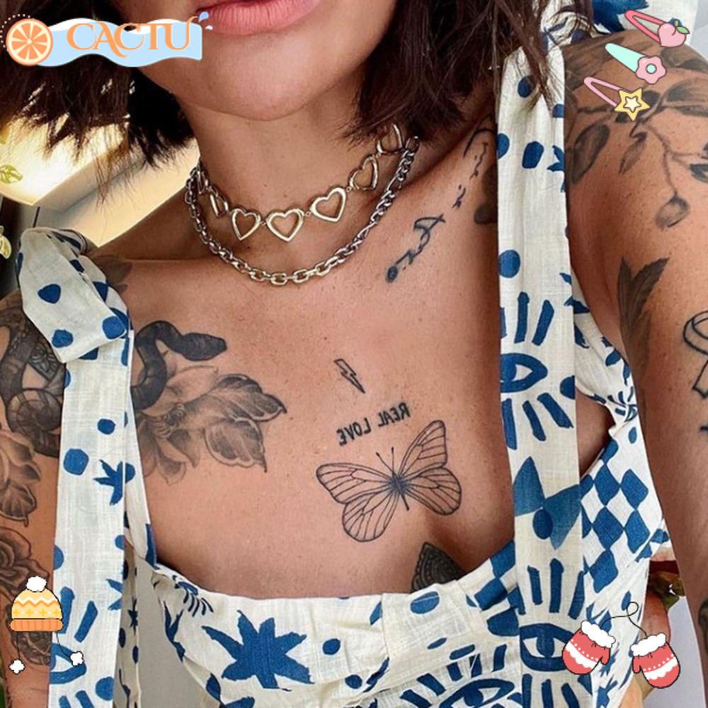 Vòng cổ Dài Bằng Thép Không Gỉ Phối Mặt Hình Trái Tim Thời Trang