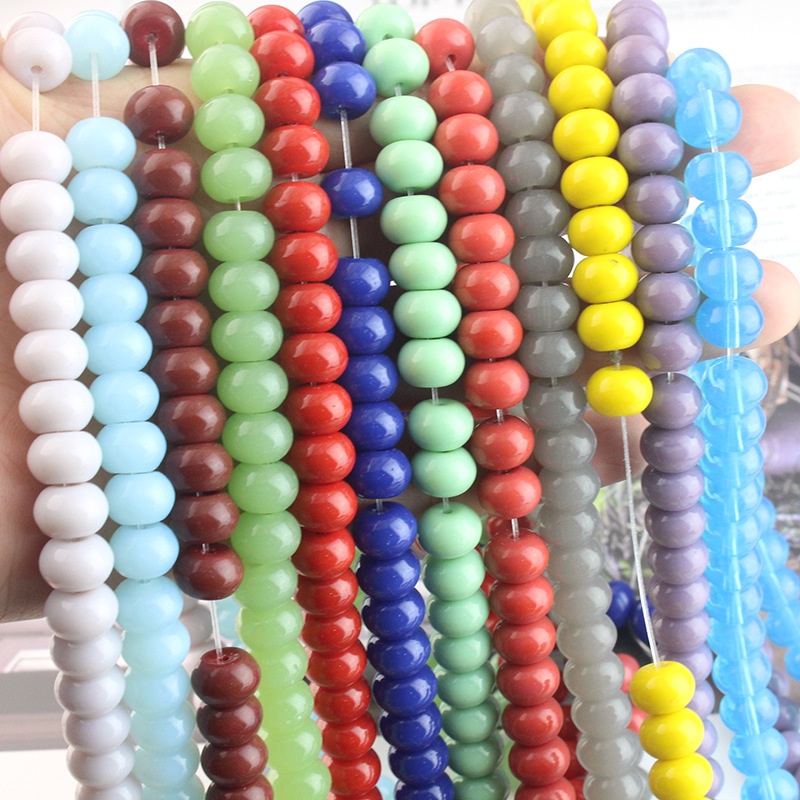 5 hạt xỏ chuỗi dạng mảnh đệm tròn 8m-10mm nguyên liệu làm trâm làm trang sức bông tai nhà thanh