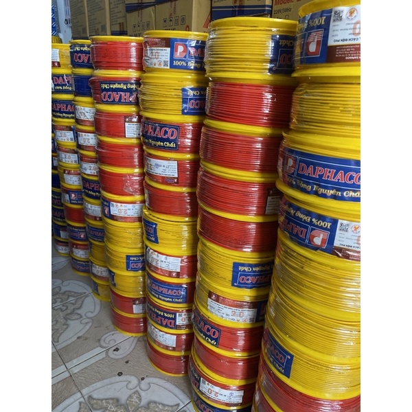 Dây điện Daphaco CAP2.0 tiết diện 1.5mm đơn 7 sợi