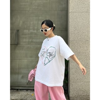 Áo thun Continuous - CTNS - HEART/ White