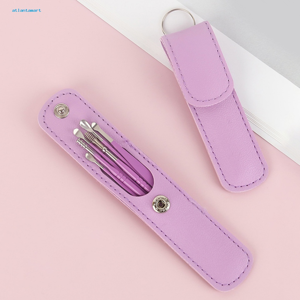 Atl| Set 6 Dụng Cụ Lấy Ráy Tai Cán Dài Tiện Lợi