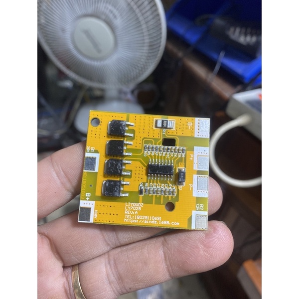 Mạch 3s 25A bms hệ 3.7v