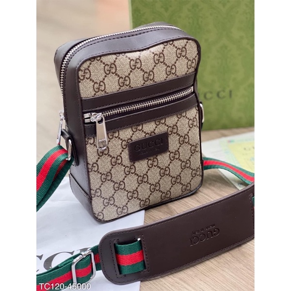 Túi đeo chéo nam nữ G.C mini DA PU có bảo hành fullbox +BILL hot nhất 2022