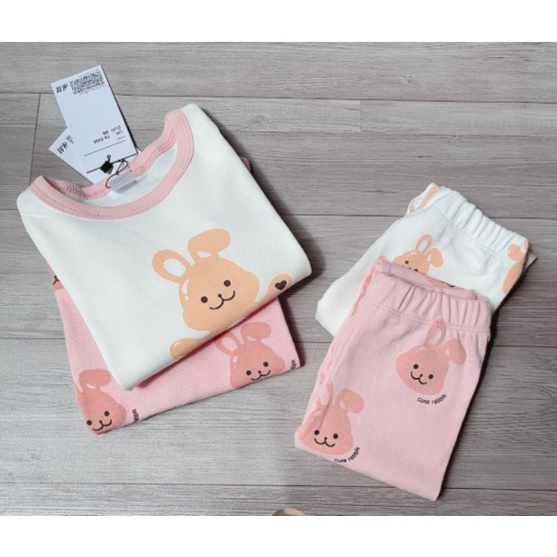 Set 2 bộ thỏ  thu đông chất zip cho bé - có buôn sỉ-SP 1991