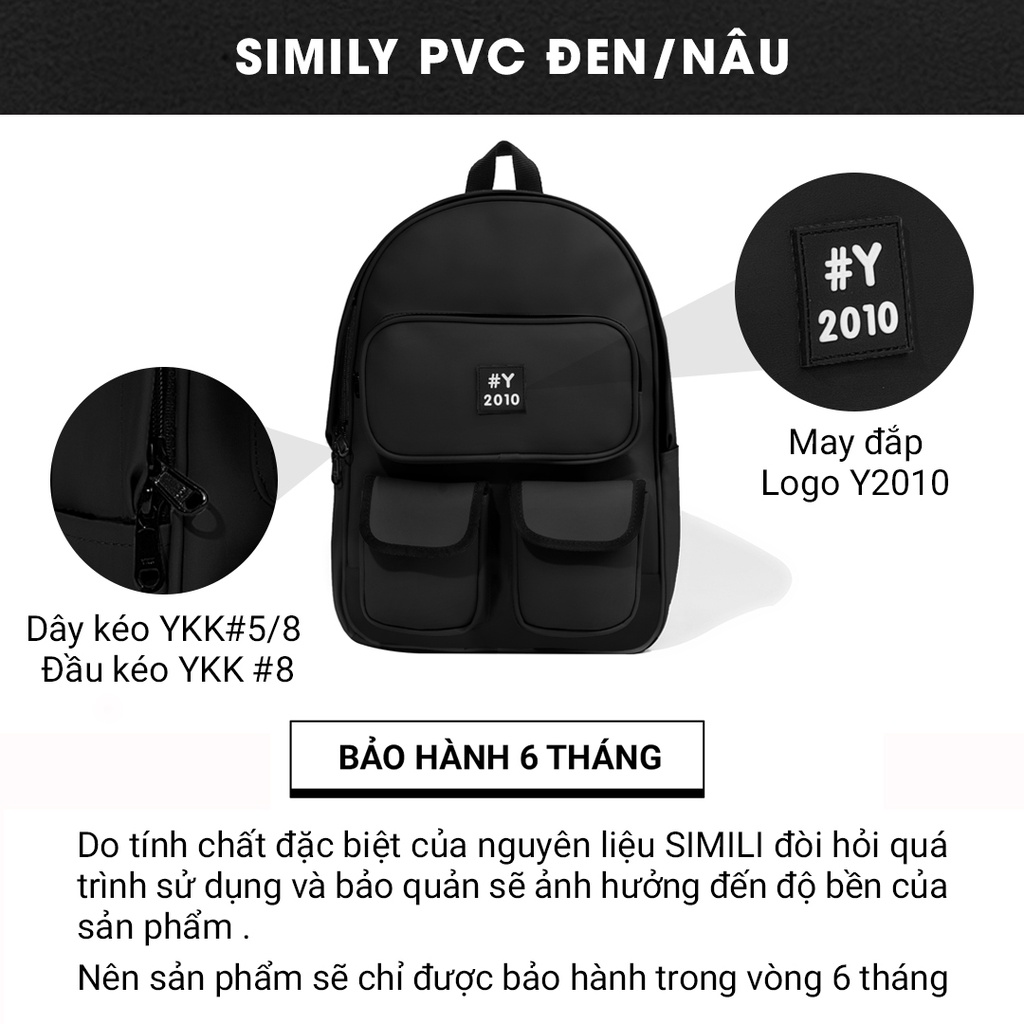 Balo Morden Nam Nữ Thời Trang Thương Hiệu Y2010 Nguyên Bản Ver7 21568 |YaMe|