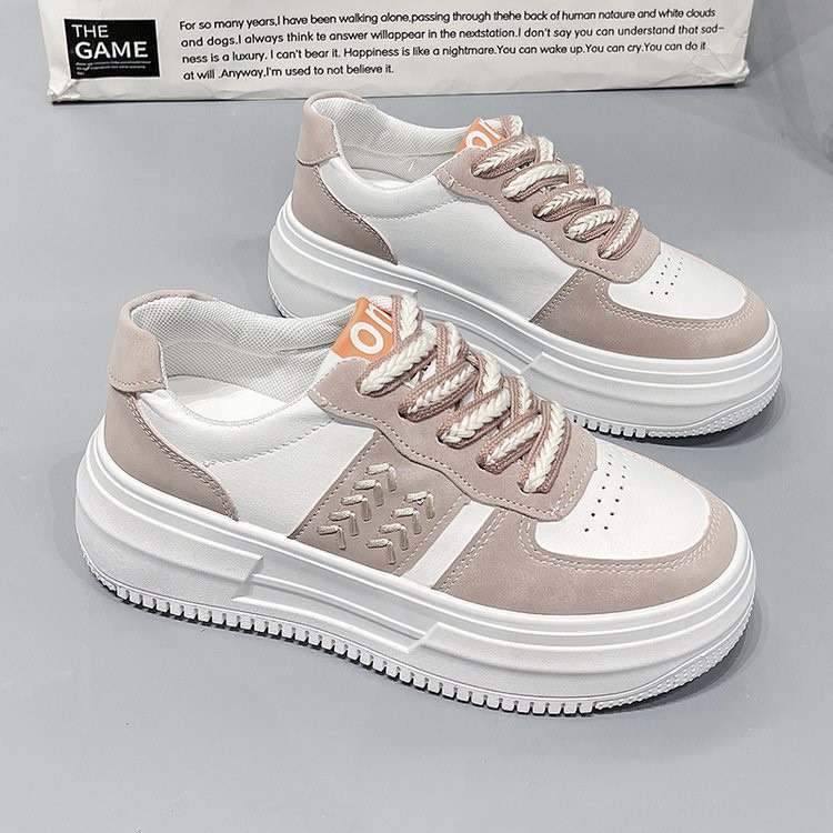 Giày sneaker nữ đế độn 3 màu basic phối màu trẻ trung năng động Hàn Quốc FLORA G37