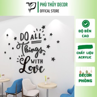 Tranh dán tường mica do all things-trang trí quán cafe, trà sữa