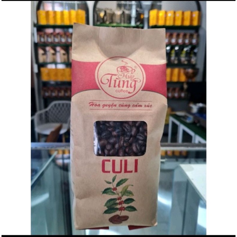 CÀ PHÊ HẠT CULI RANG MỘC HUY TÙNG 500GR
