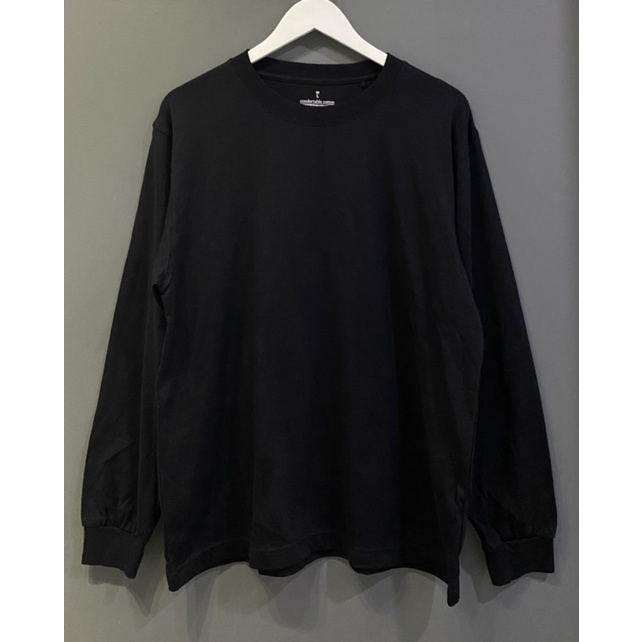 Áo sweater màu đen form rộng hàng xuất có size 60-90kg