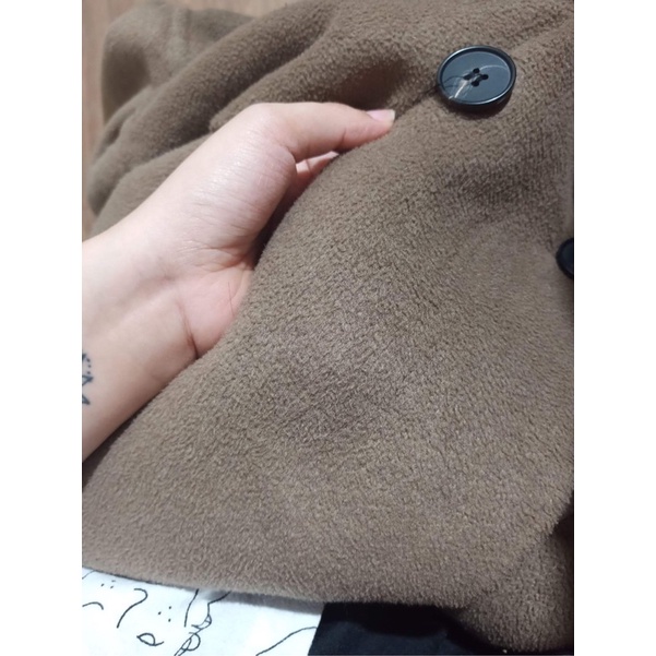 Áo dạ lông cừu handmade