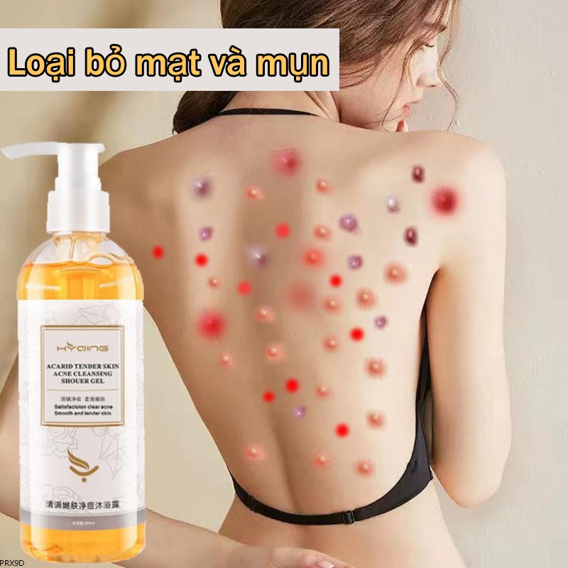 Sữa Tắm làm trắng sữa tắm kháng khuẩn 260ml loại bỏ mạt triệt mụn chống ngứa phục hồi da khô nuôi dưỡng làn da dưỡng