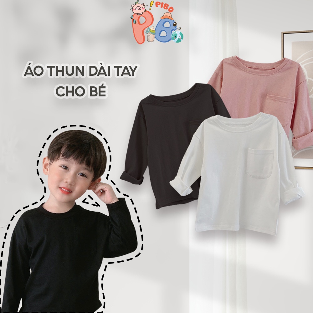 Áo Thun Dài Tay Cho Bé Trai Bé Gái BabyBoo Cotton Chọn Lọc, Nhẹ Nhàng, Dễ Phối Đồ - PiBo Store